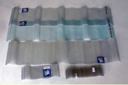 Transparent lighting tile