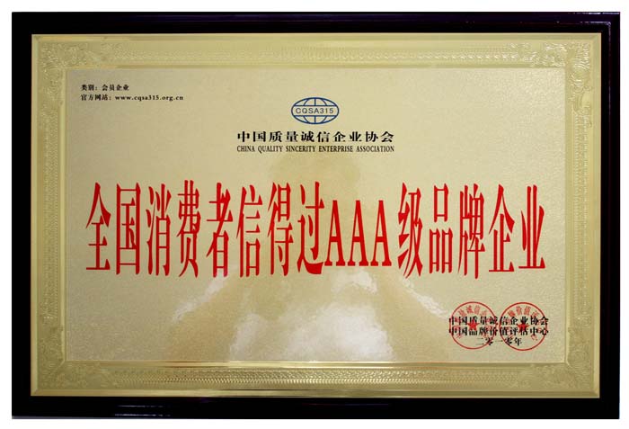 AAA enterprise class brand national consumer trustworthy.